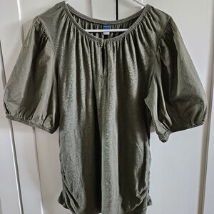 Old Navy MaturnityOlive Green Women's Top